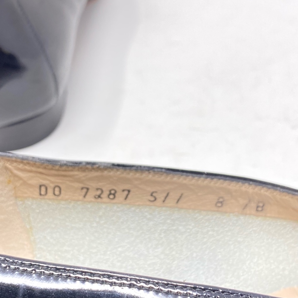 ❤️Salvatore Ferragamo Vintage Black Loafer. Size 8B - Picture 10 of 11